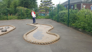 The Crazy Golf course at Promenade Park in Grange-over-Sands Crazy Golf at Promenade Park in Grange-over-Sands
