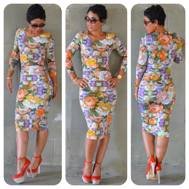 DIY Figure Flattering Florals + Tracy Reese Pattern Review V1314 ...