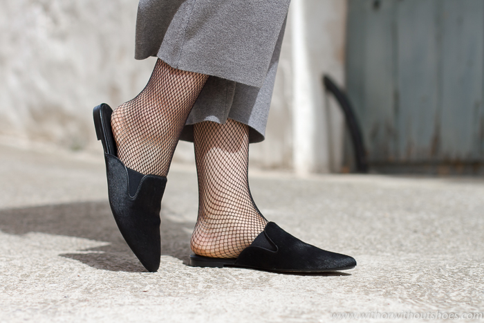 Mules con medias clearance