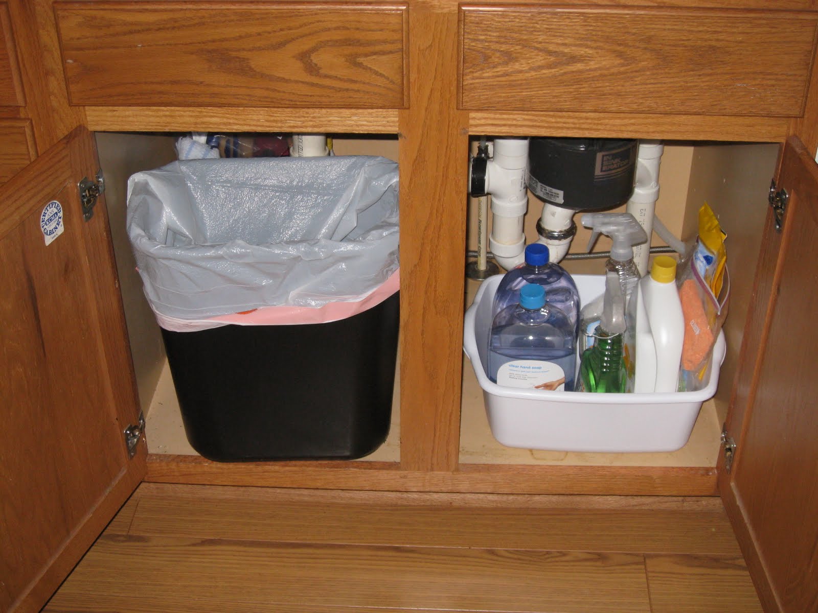 Bonz Blogz: Under the Kitchen Sink Make-Over