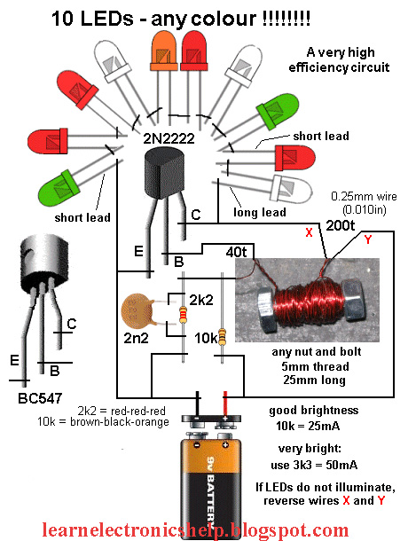Led circuit diagram 230 Volt Led circuit diagram | Learn Basic
