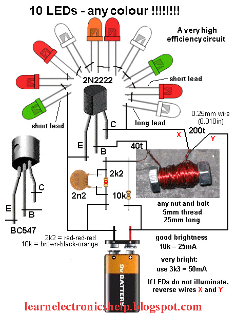 Led Light Bulb Diagram