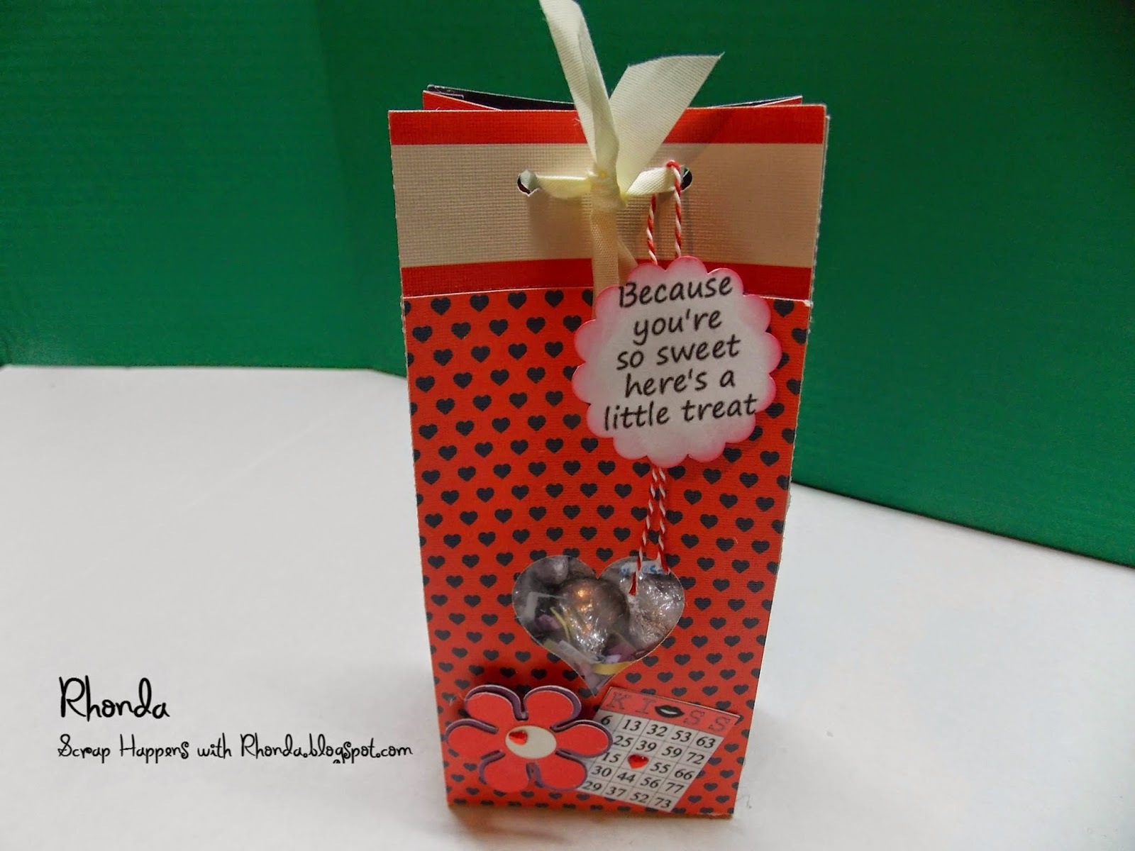 SCRAPHAPPENS valentine lunch bag