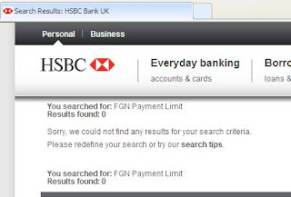 HSBC FGN Payment Limit - £6 charge