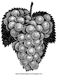 clip grape christian chrismon vine vineyard grapes leaf patterns greyscale