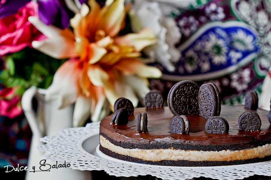 Tarta de Oreo, Chocolate y Queso