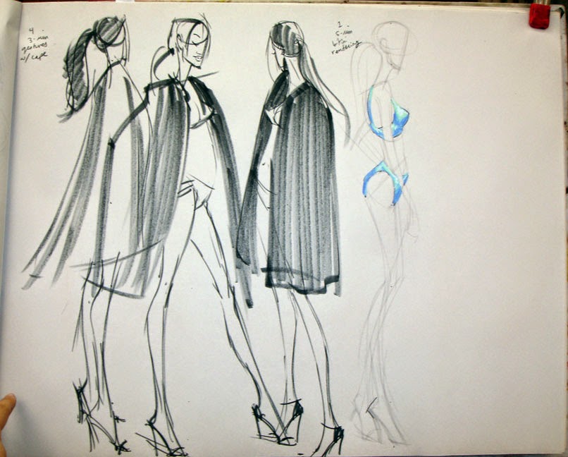 Otis Fashion, Model Drawing 3: Model Drawing 3, Week 4