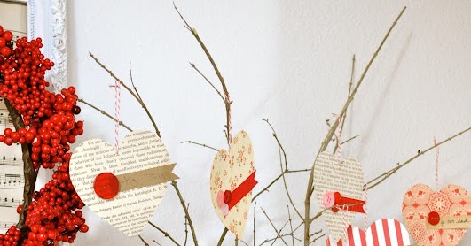 love notes valentine tree {valentine's craft} | Little Birdie Secrets