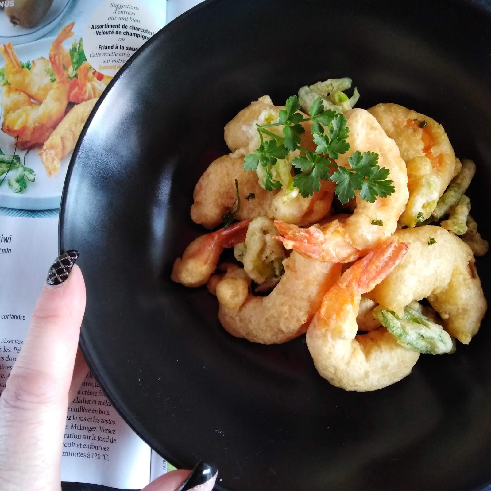 Tempura de gambas