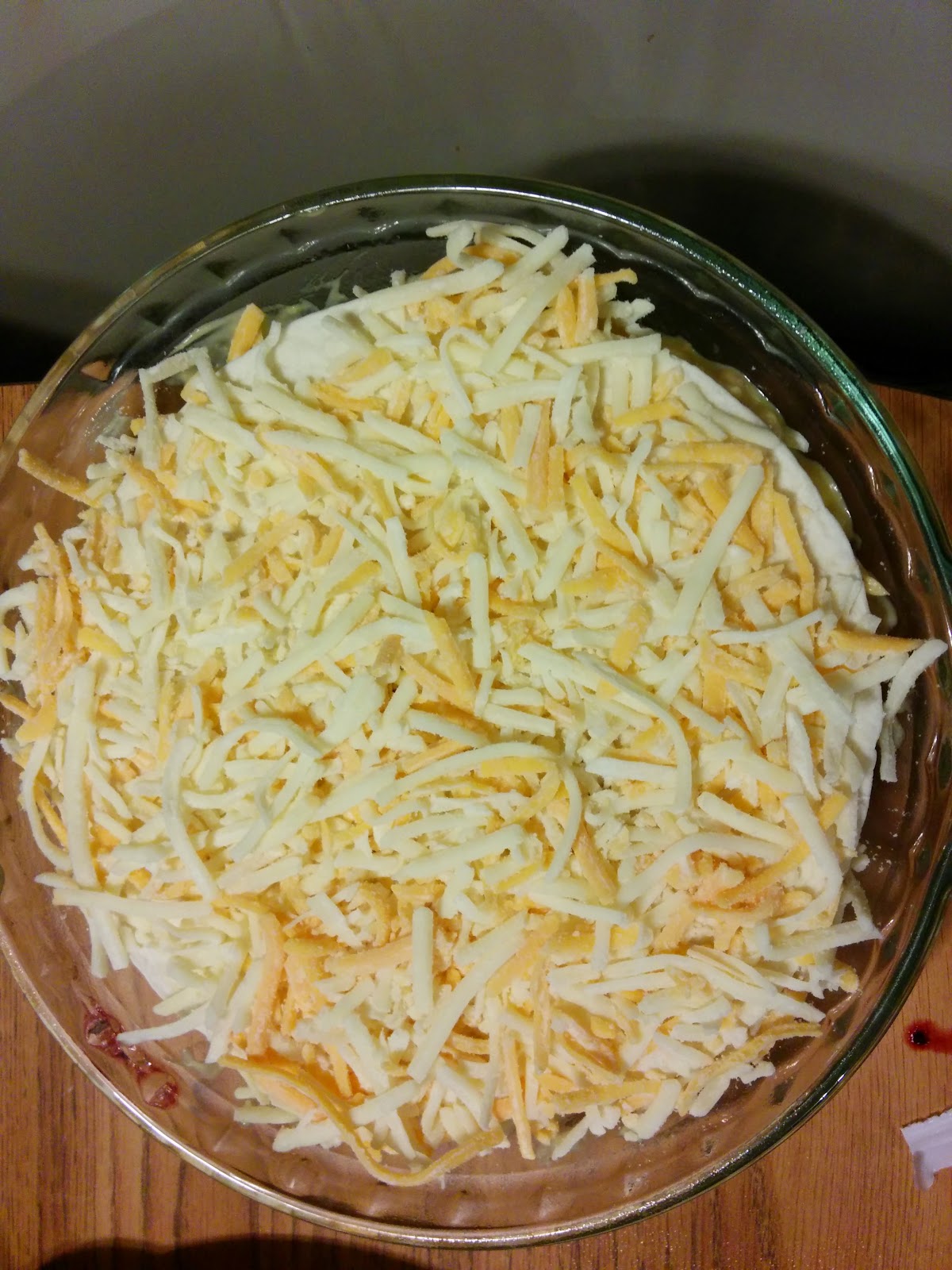 Snelly's Bellies Chicken Enchilada Pie