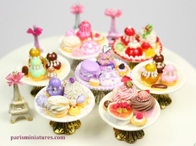 Paris Miniatures: Miniature French Cakes & Pastries