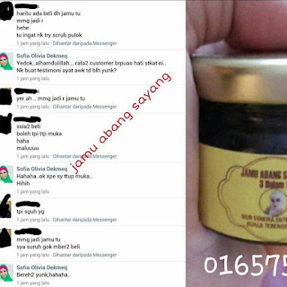 ABANG SAYANG: Jamu abang sayang