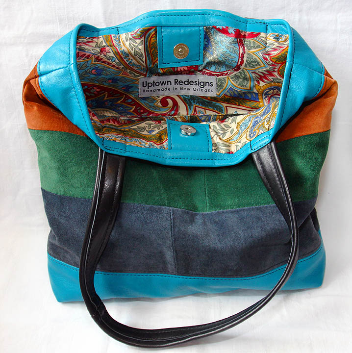 Uptown Redesigns: Upcycling Leather Coats into Totes - A Recent ...