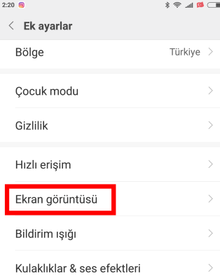 Xiaomi Cihazlarda Gizli Ayarlar