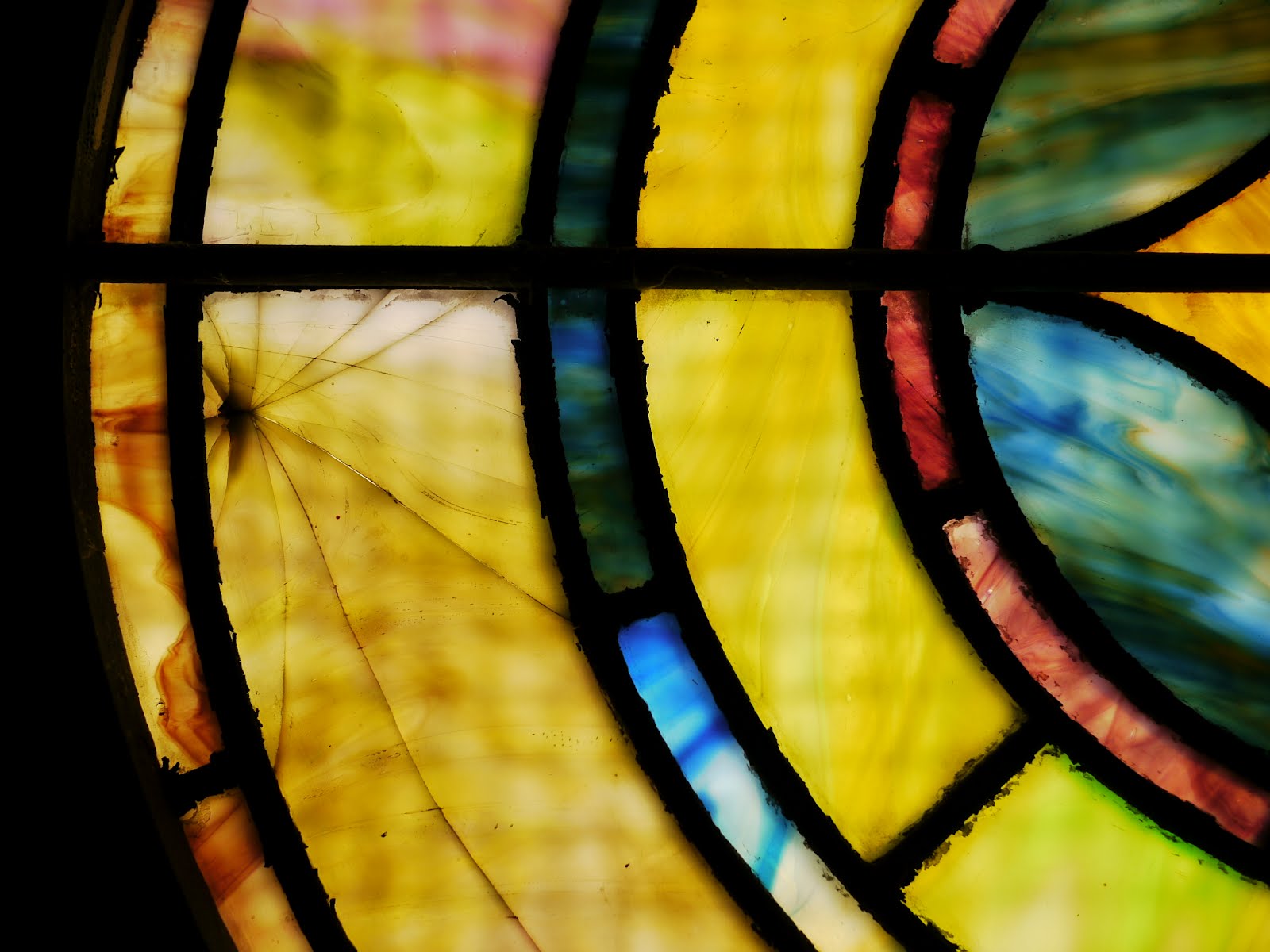 Stained-glass window (detail)