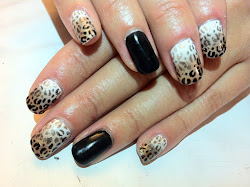 nail cnd ombre animal designs shellac leopard additives additive puff nails beginners cheetah prints glitter polish blackpool tiger cream google