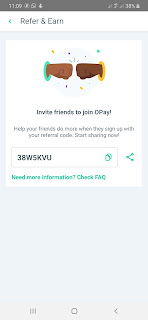 Refer and Earn Refer and Earn on Opay