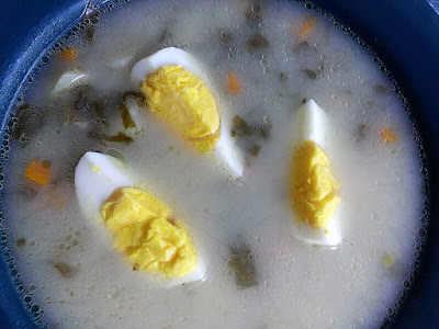 Zupa ze szczawiu z jajkiem