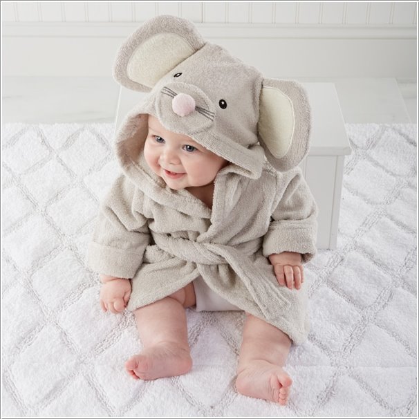 Beautiful Baby Bathrobes & Modeling Baby Bathrobe Towels Interior