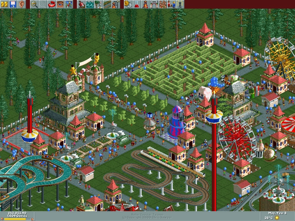 RollerCoaster Tycoon Classic: Forest Frontiers Scenario