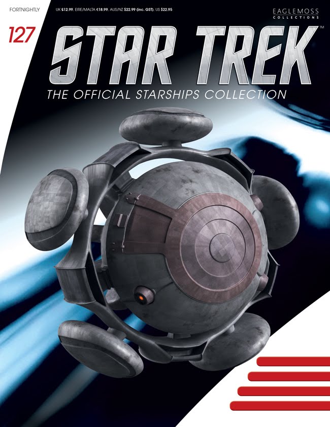 Star Trek Eaglemoss Issue 127 EYMORG STARSHIP  model with Magazine