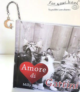 segnalibro metallo ciondolo gatto segnalibro metallo ciondolo gatto