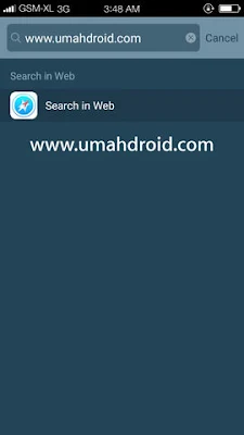 Fitur Quick Search Tema iPhone Untuk Android