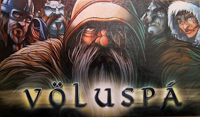 Voluspa - The artwork on the reverse of the score board