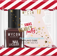 Wycon ''Gift Machine Xmas Edition'': vinci gratis 30 Kit Smalto + Lima in edizione limitata Logo Wycon ''Gift Machine Xmas Edition'': vinci gratis 30 Kit Smalto + Lima in edizione limitata