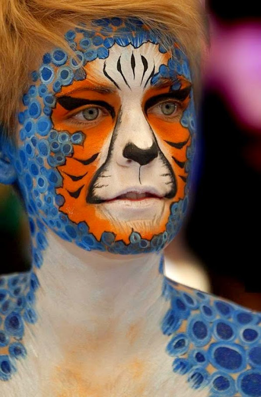 Cat Body Art Body Art and Painting