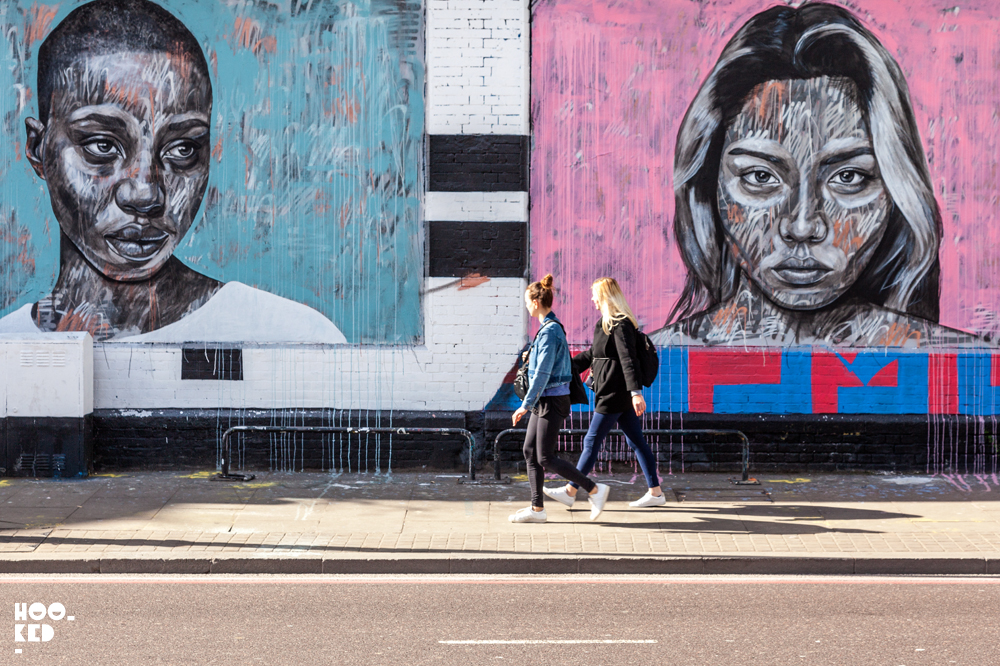 Impressive Fashion Portrait Murals by Street Artist AntCarver Impressive Fashion Portrait Murals by Street Artist AntCarver