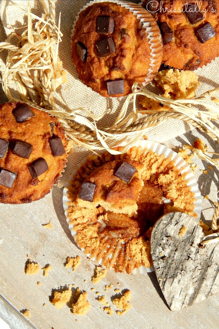 Chrissitally´s Cupcakefactory: Healthy &amp; Delicious : Kokos Schoko Muffins
