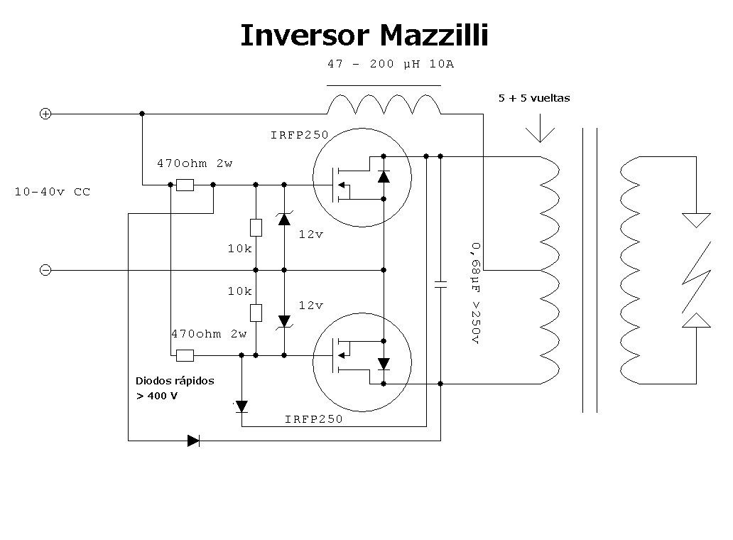 Ciencia Recreativa: Circuito de Mazzilli para controlar un