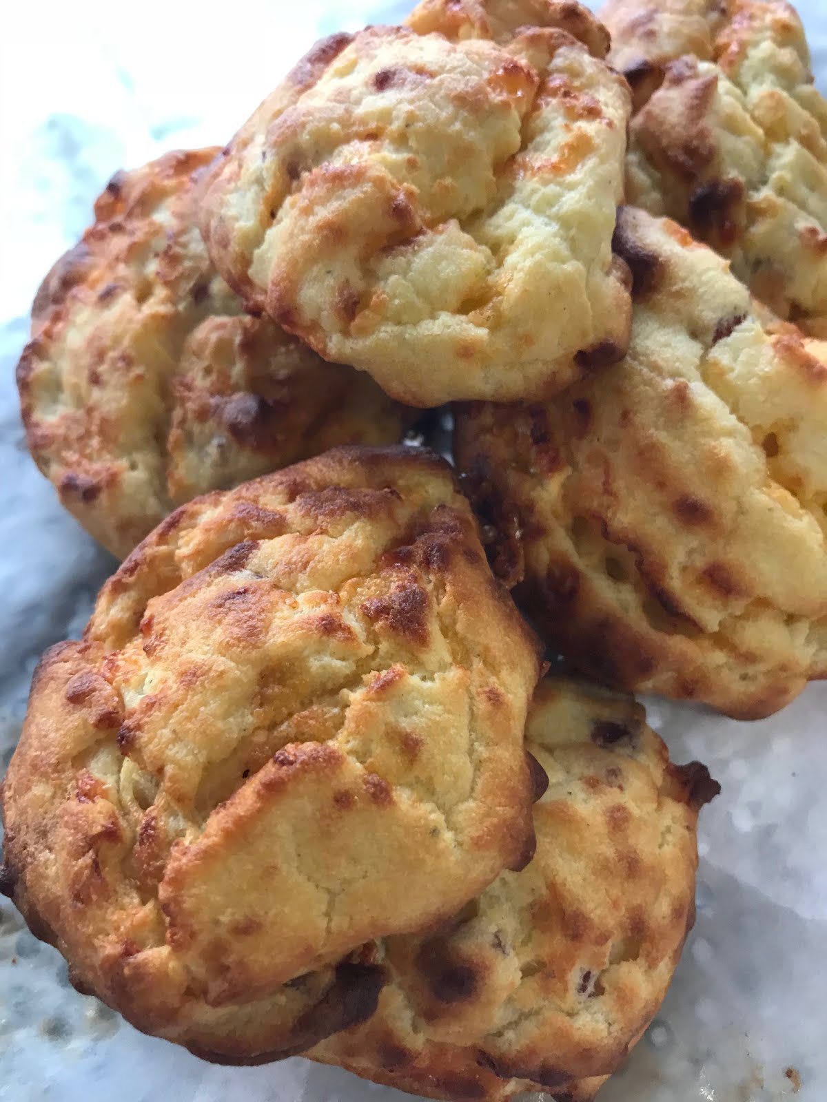 The Wine and Cheese Place Cheddar Cheese Gougeres with Bacon