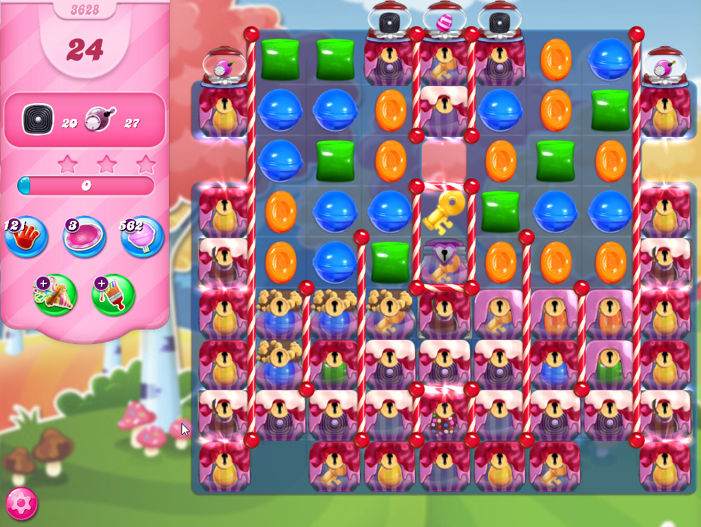 Candy Crush Saga level 3628 Candy Crush Saga level 3628