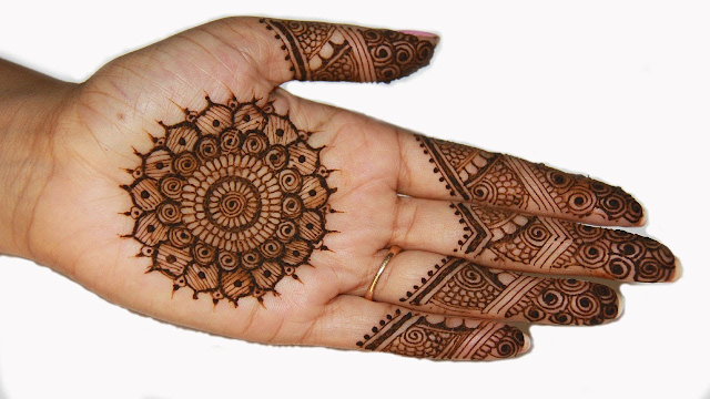 Traditional henna design