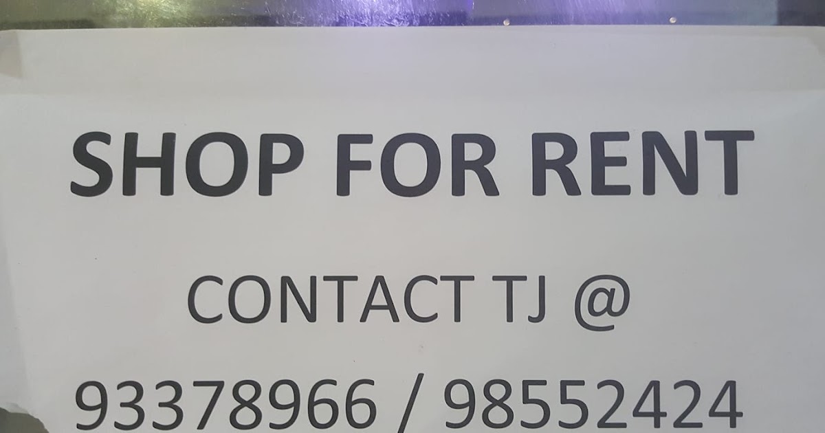 Food Stalls for RENT ! Food Stall for Rent at Peninsula Plaza Basement one