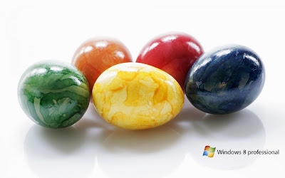 Windows 8 Eggs Background