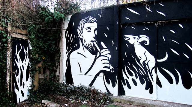 "Panismo" New Street Art Piece By Italian Artist MP5 In Torino. 9