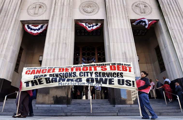 Michigan attorney general backs pensioners in Detroit bankruptcy