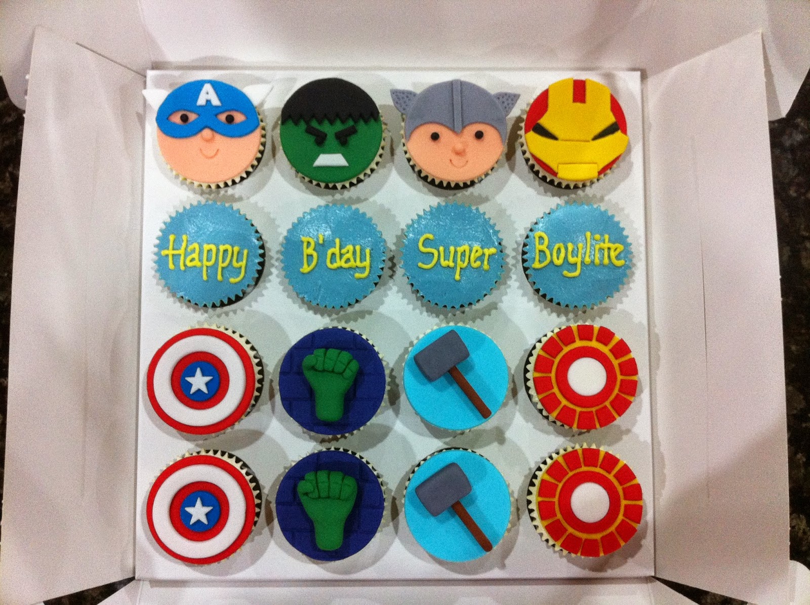 J's Cakes Avengers Cupcakes