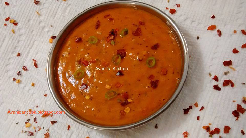 Avani's Kitchen Tomato Dipping Sauce