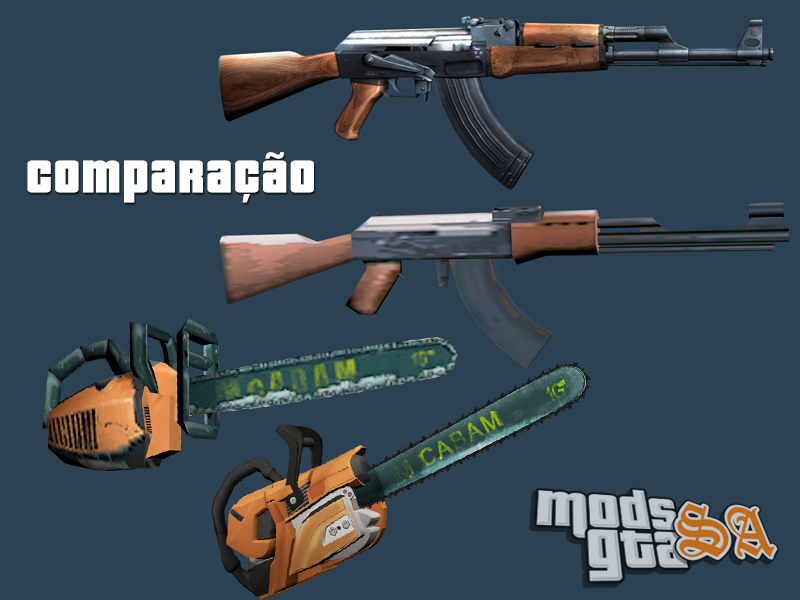 Dupla de posse de todas as armas para GTA San Andreas