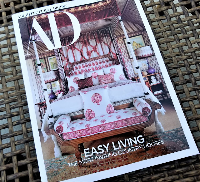 Why I can't live without these 4 interior design magazines - AD cover bohohome.com @bohosusan
