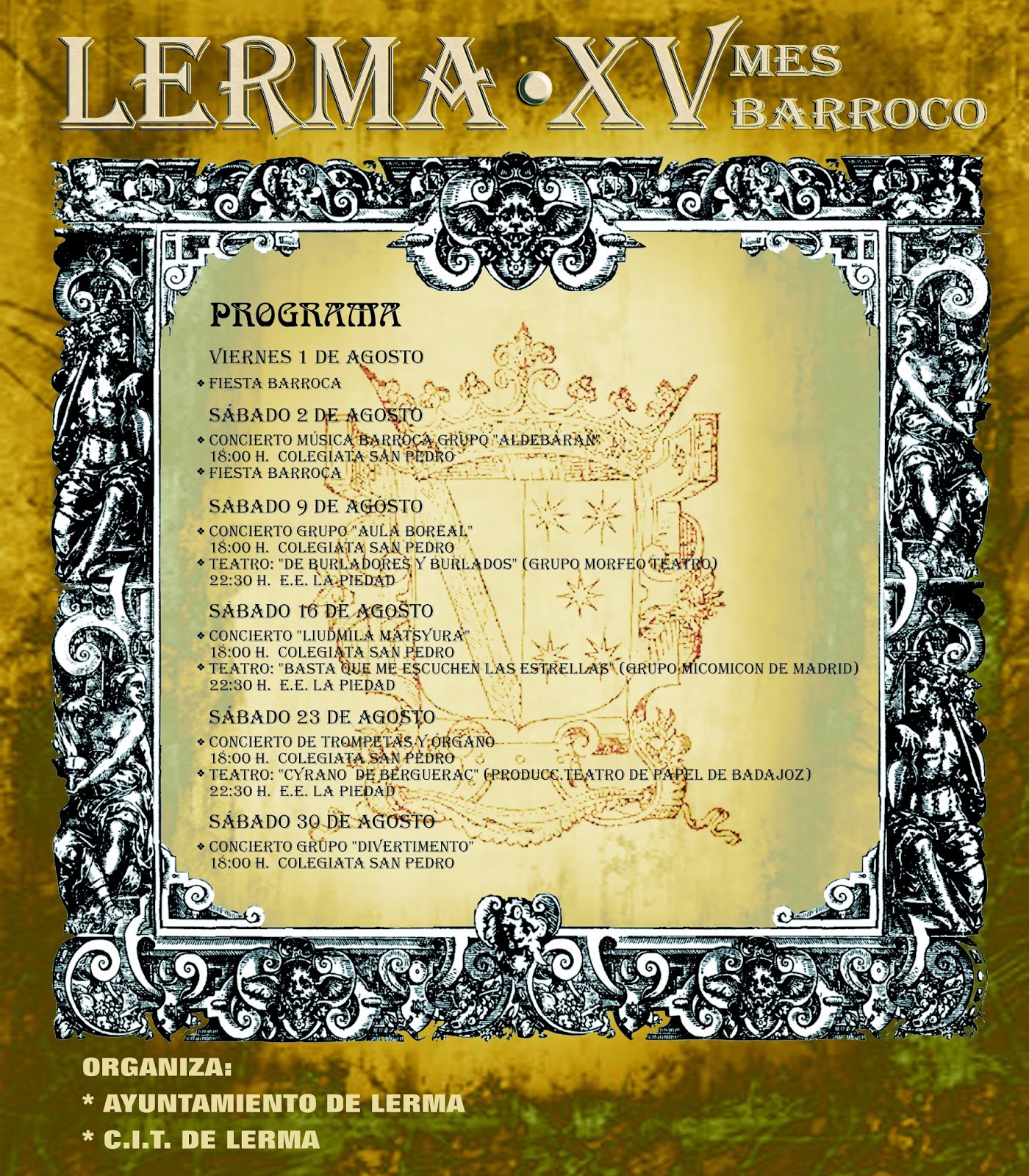 AGOSTO BARROCO RUTAS TEATRALIZADAS
