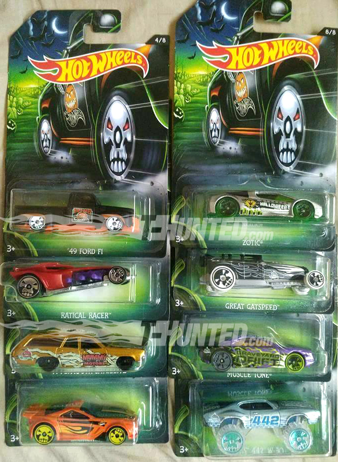 THunted! Os carros de Halloween da Hot Wheels em suas embalagens