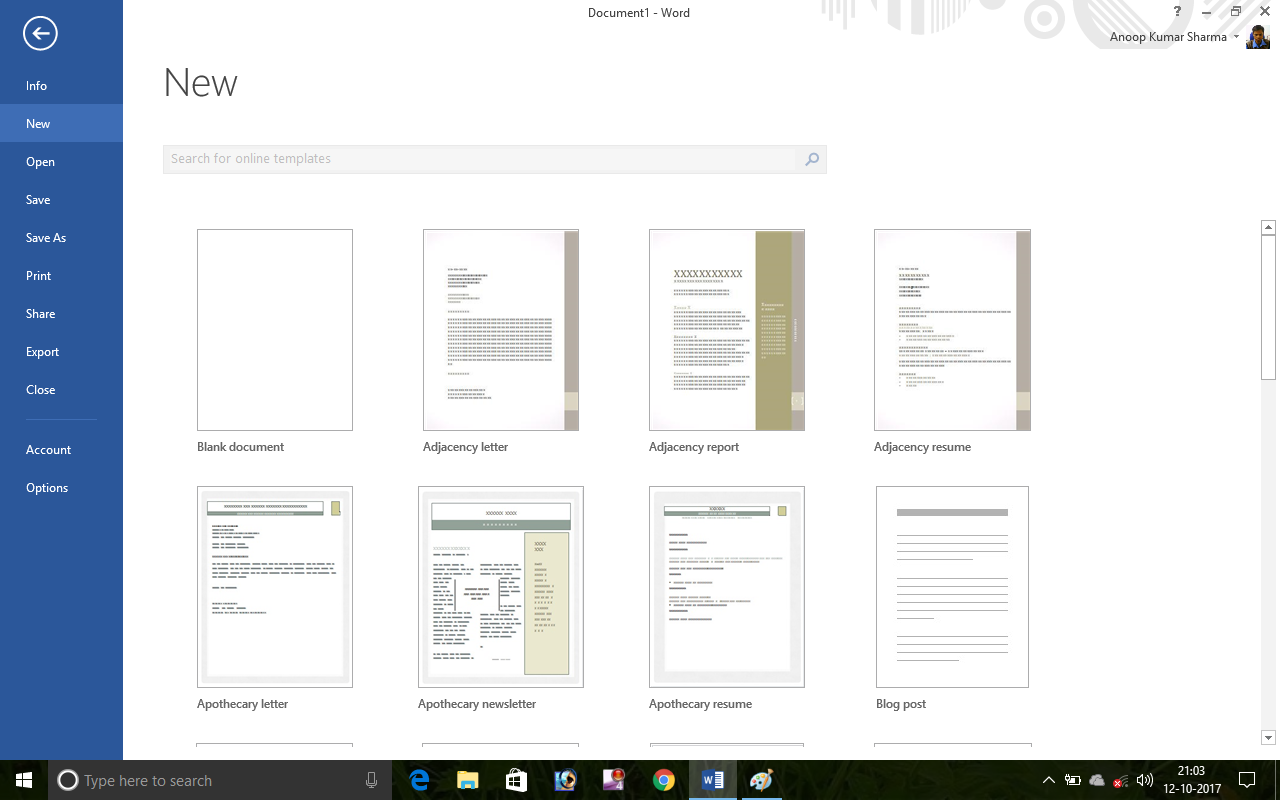 resume Adjacency Resume file menu m s word 2016 tutorials science tutor tutor