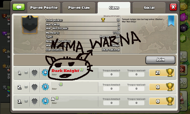 33+ Nama coc berwarna 2021 information