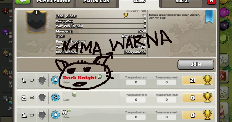 Cara Membuat Akun Berwarna Merah Clash Of Clans Coc 2018 Tekspedia