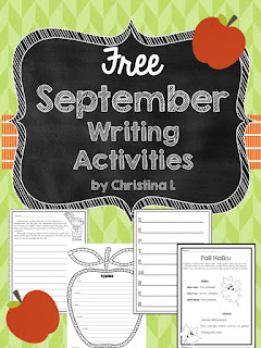 Celebrating September (Plus Some Free Writing Activities) - A Classroom ...